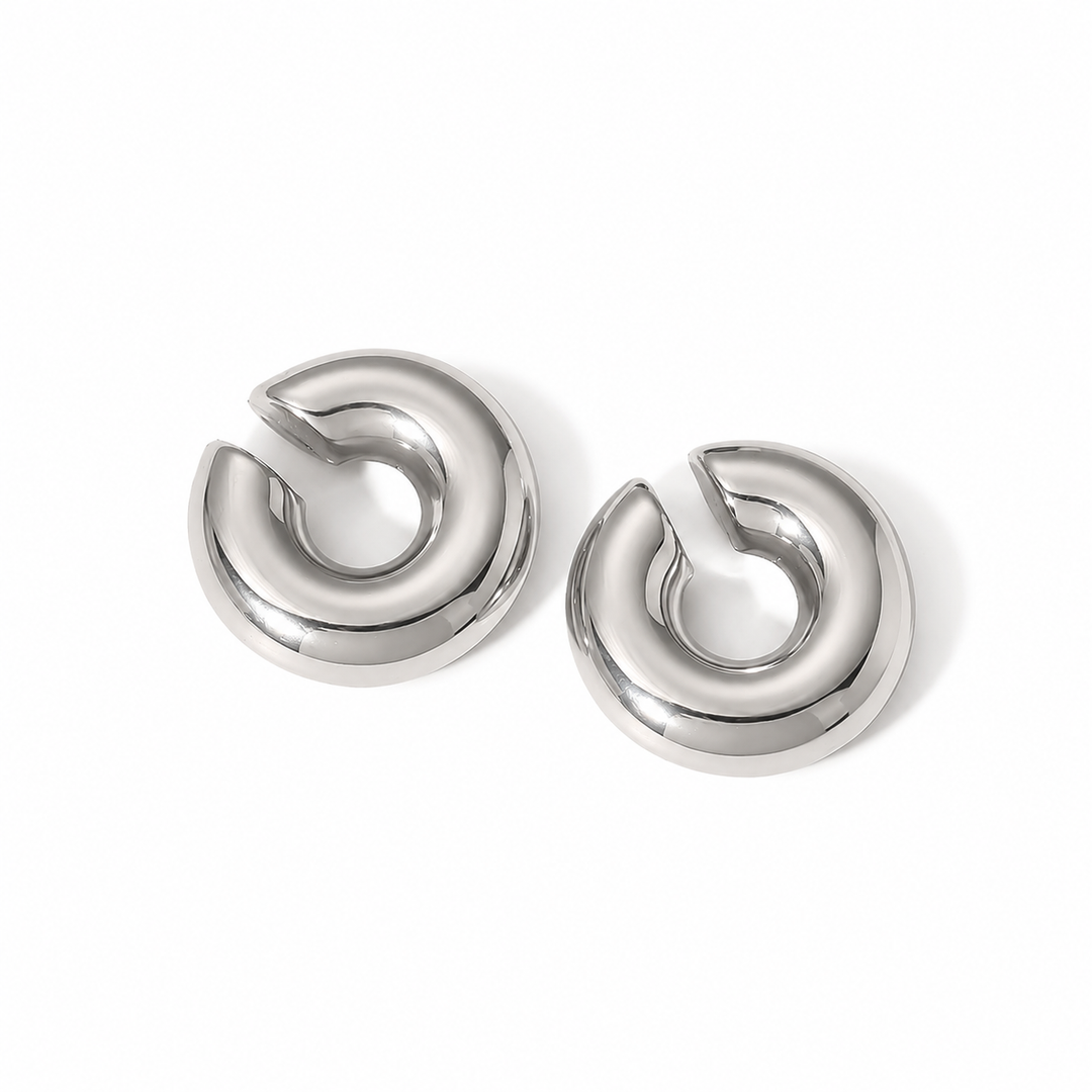 Molten Orbit Hoop Earrings | Salty