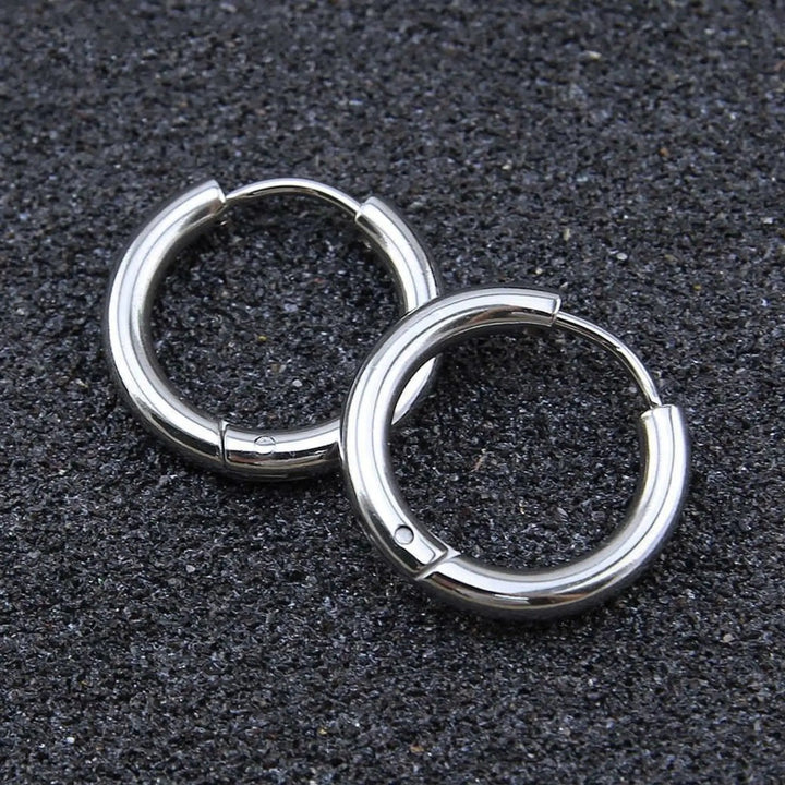 Silver Glow Hoop Earrings | Salty