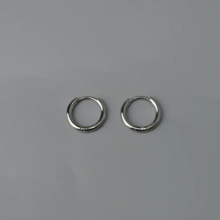 Silver Glow Hoop Earrings | Salty