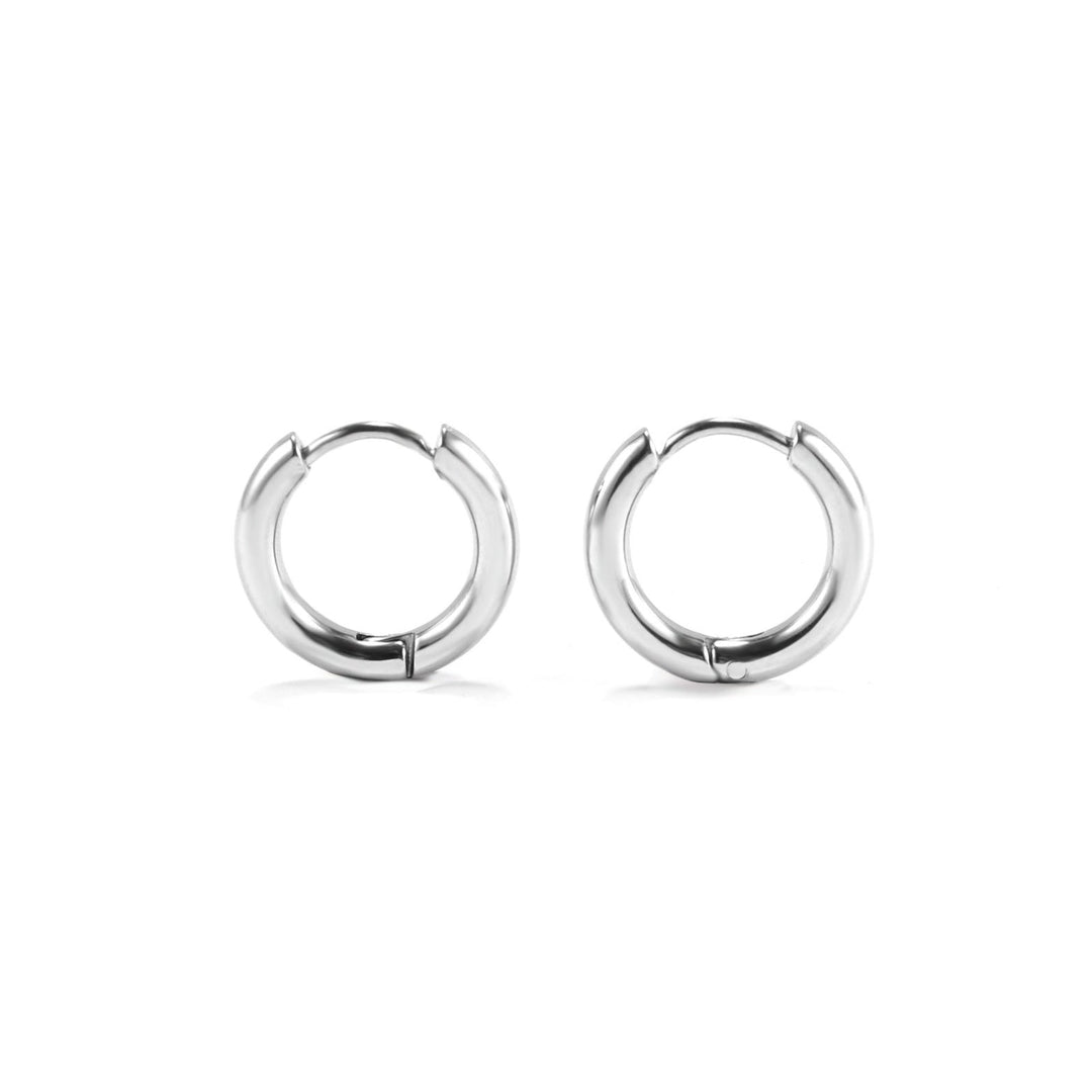 Silver Glow Hoop Earrings | Salty