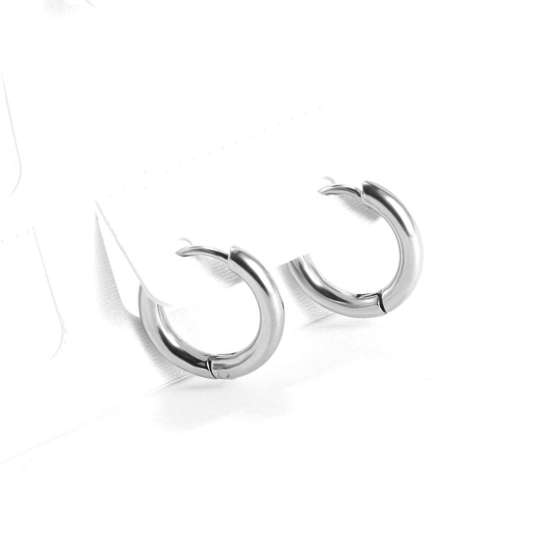 Silver Glow Hoop Earrings | Salty