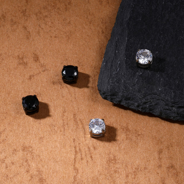 set of 3 Magnetic Aura Non pierced Combo Studs