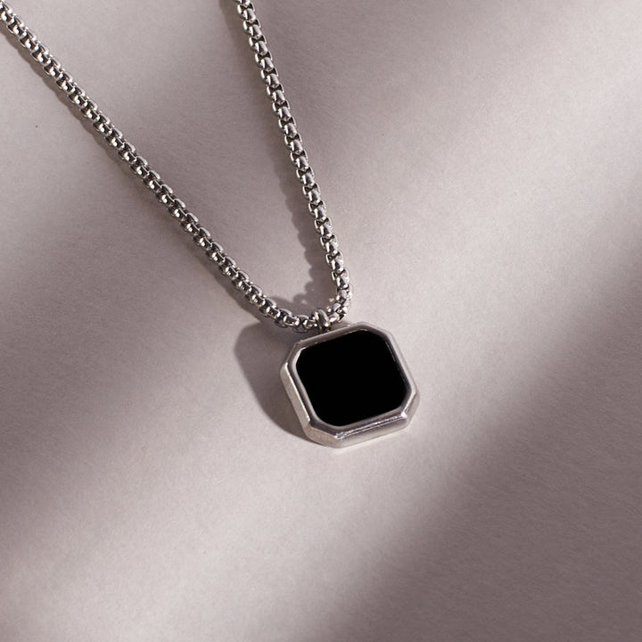 Dark Aura Midnight Chain and Hoop Set