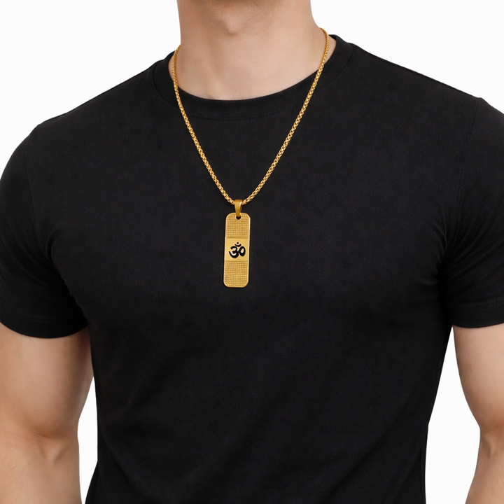 Divine Om Aura Pendant Necklace