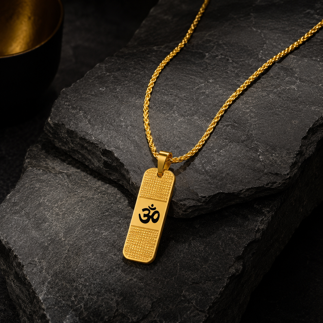 Divine Om Aura Pendant Necklace
