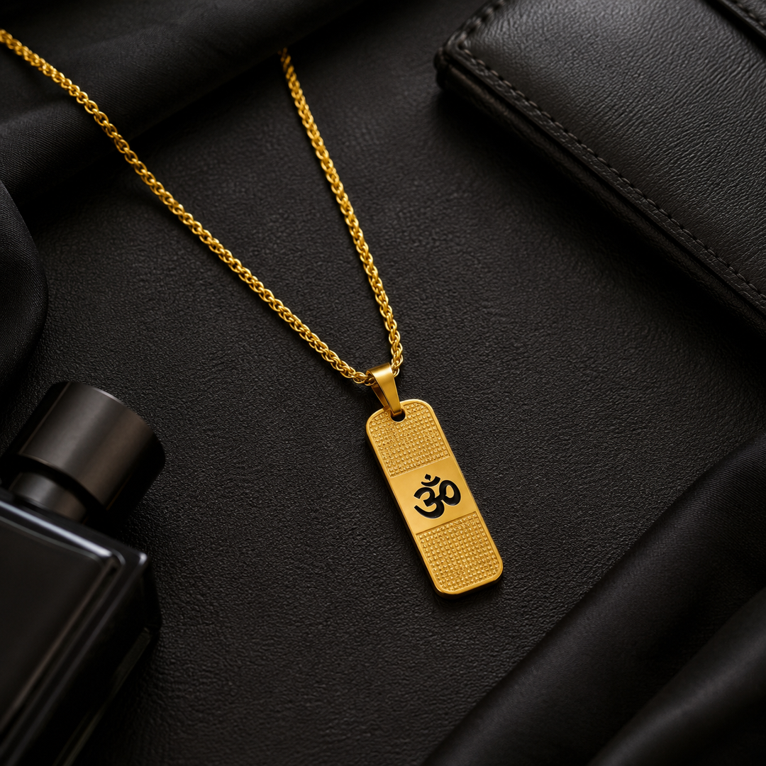 Divine Om Aura Pendant Necklace