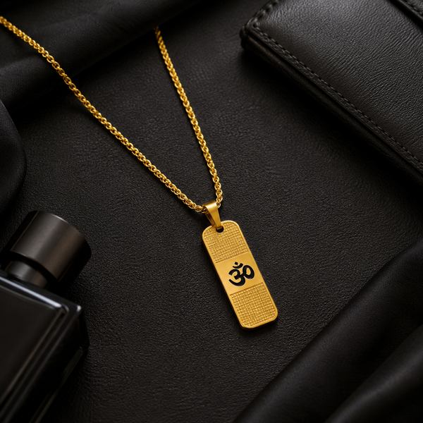 Divine Om Aura Pendant Necklace