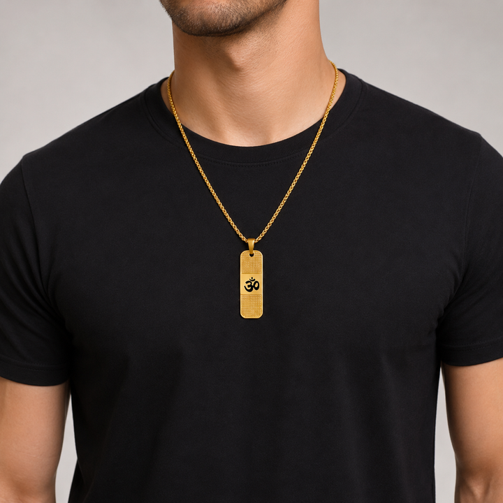 Divine Om Aura Pendant Necklace