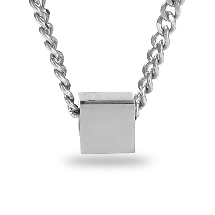 Demeter Cubic Silver Metal Chain