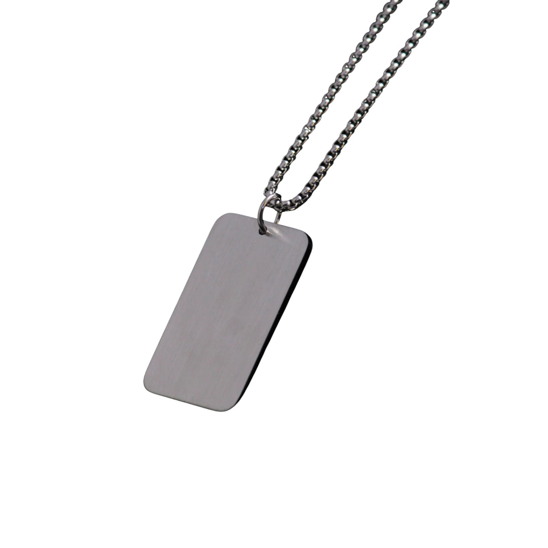 Dog Tag Stainless Steel Chain - Main Image