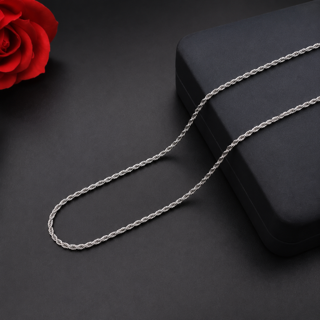 Classic Mec Silver Thin Chain - 2MM | Salty