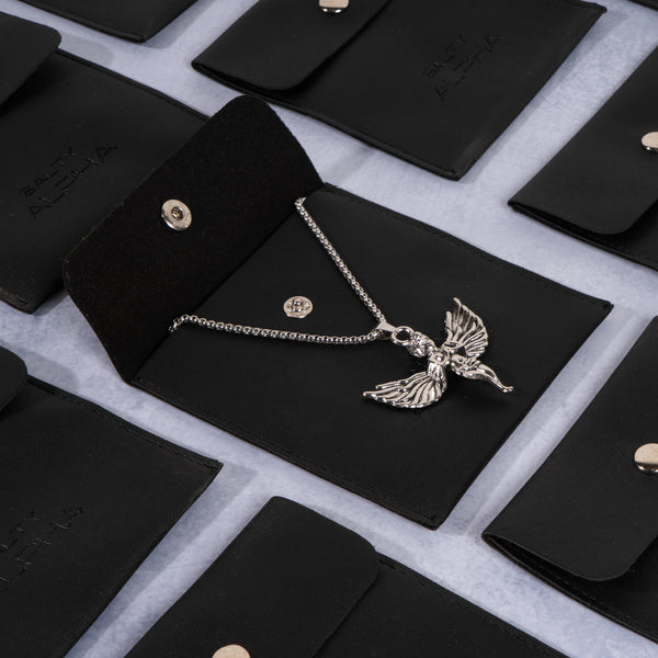 Greek Angel Silver Chain