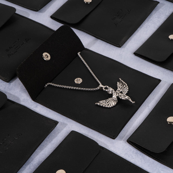 Greek Angel Silver Chain
