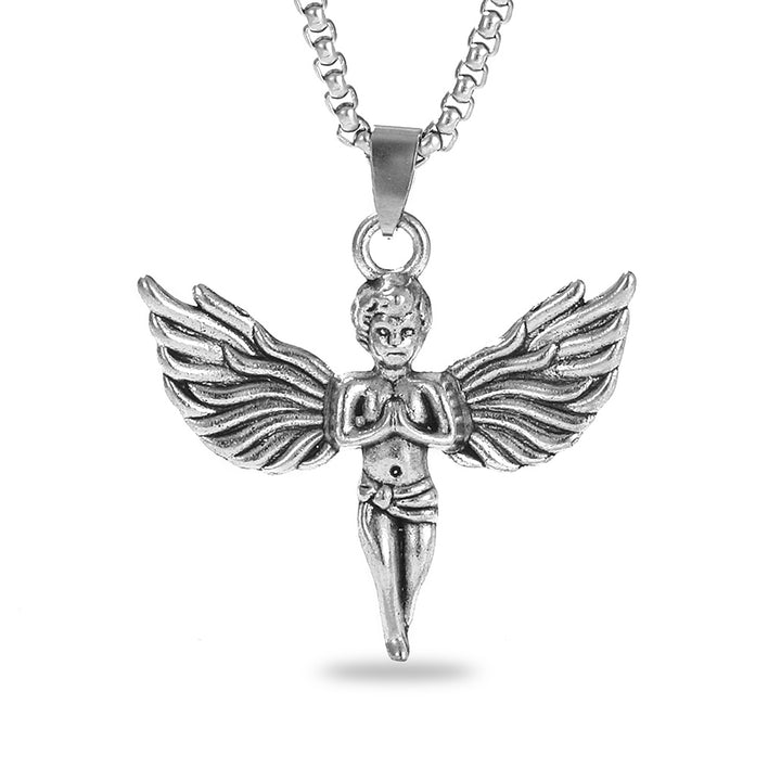 Greek Angel Silver Chain