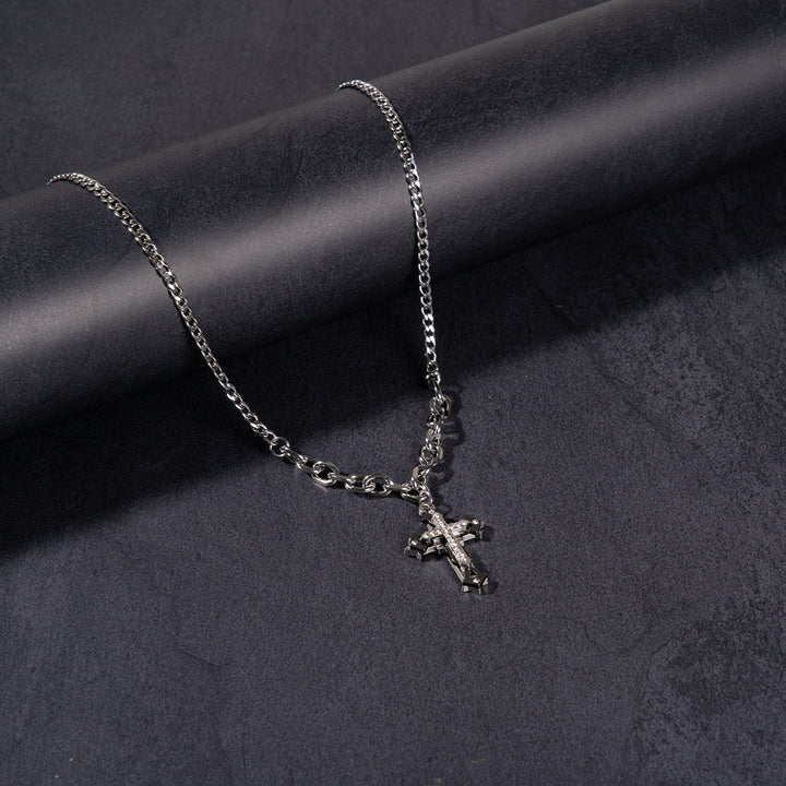 Urban Edge Rectangular Sunglasses & Necklace Combo | Salty