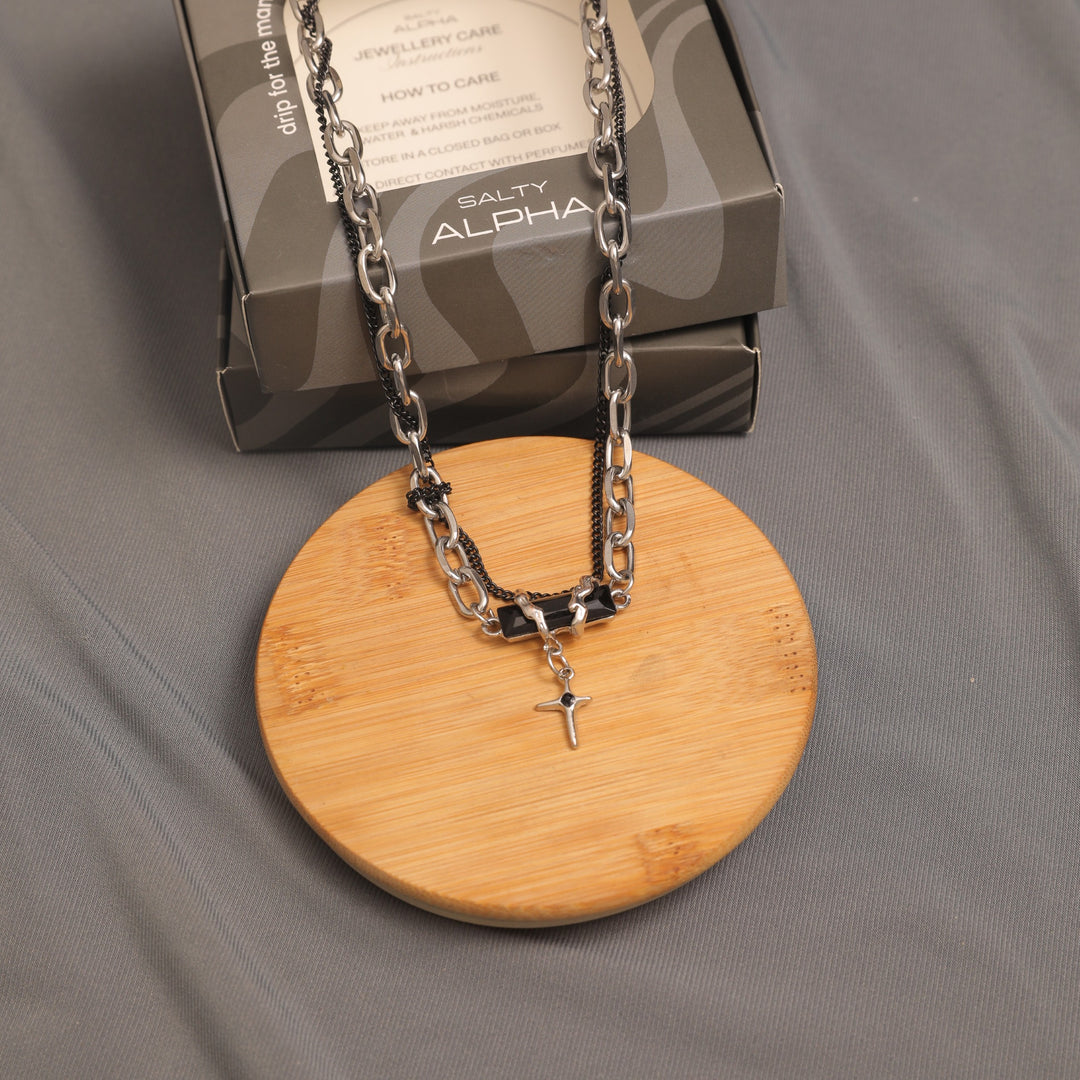 Rugged Black Modern Chain - Salty Accessories