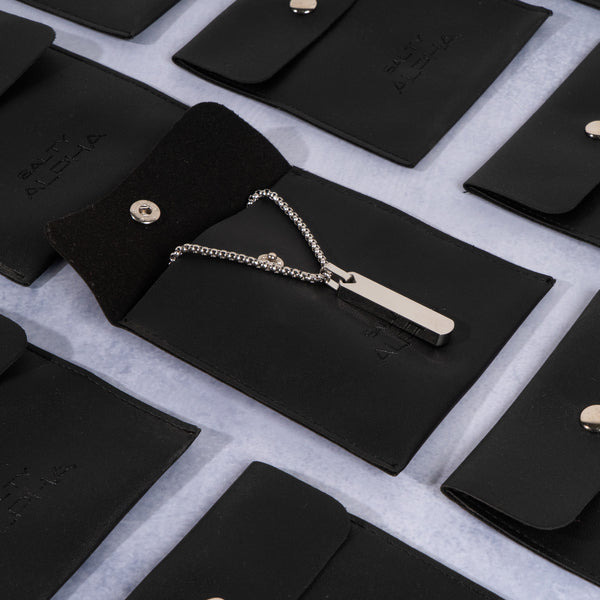 Contemporary Edge Chain -Silver