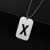 Dainty Alphabet Pendants
