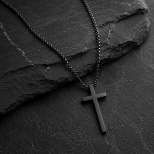 Sacred Crossroads Necklace - Black