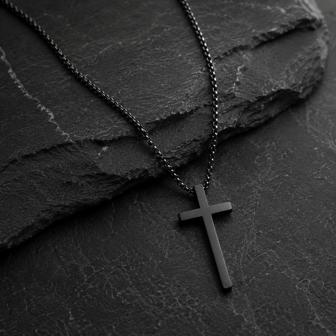 Sacred Crossroads Necklace - Black