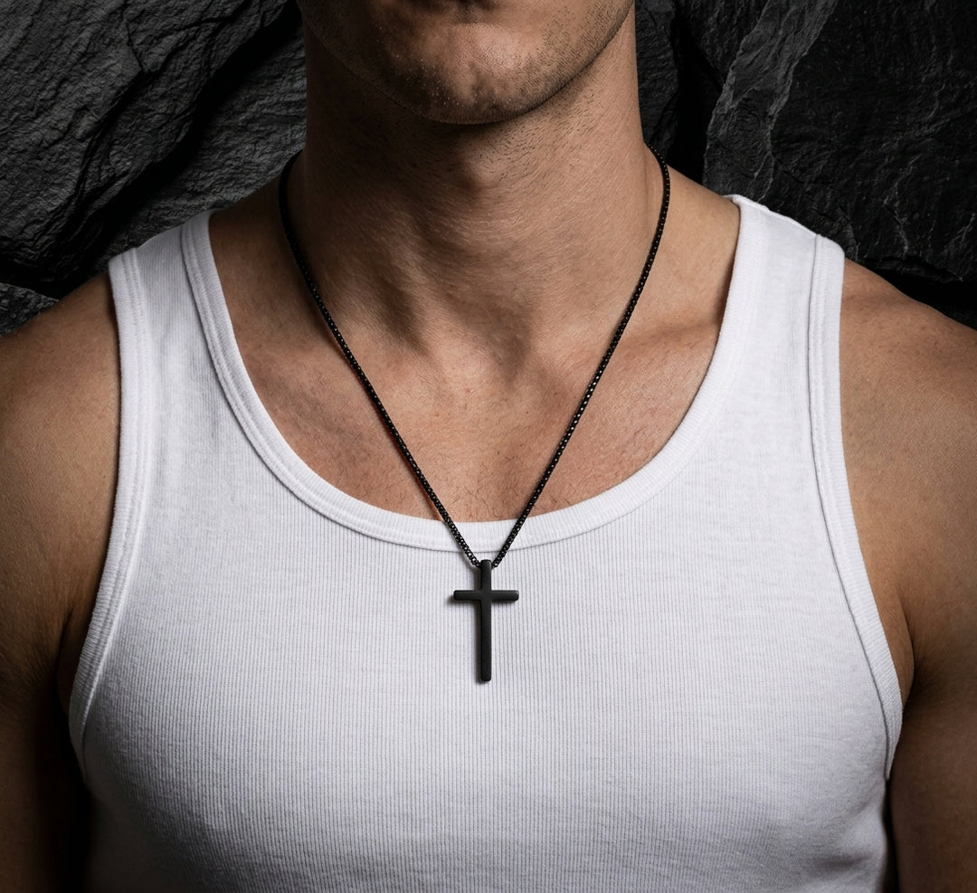 Sacred Crossroads Necklace - Black