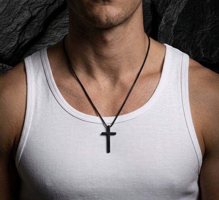 Sacred Crossroads Necklace - Black
