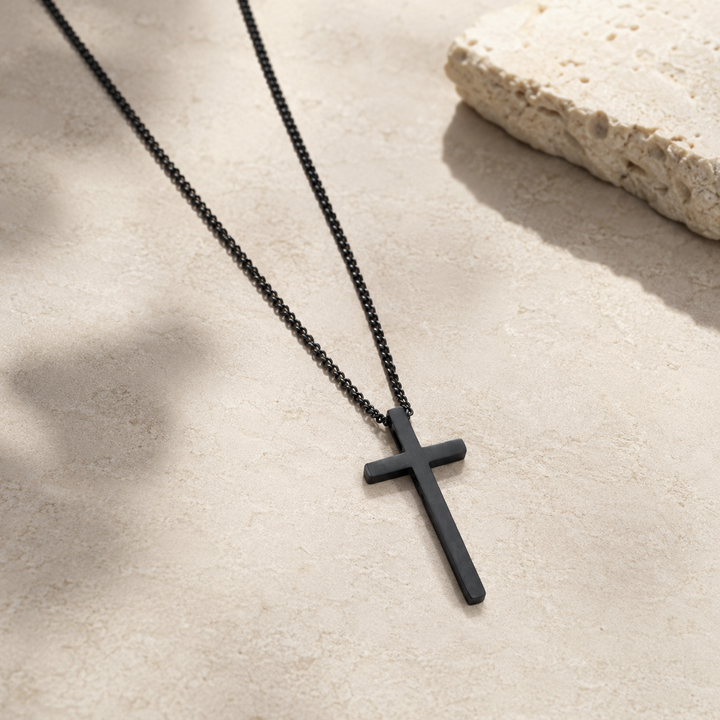 Sacred Crossroads Necklace - Black
