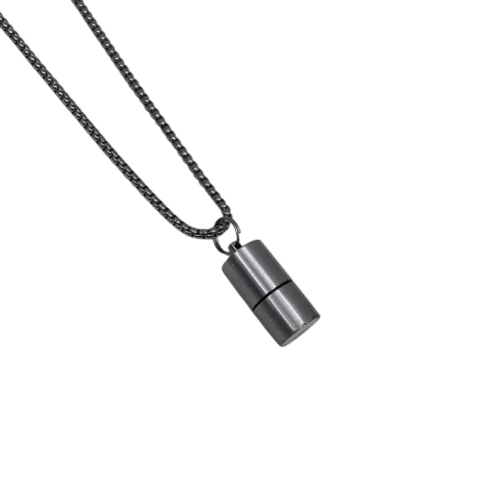 Lighter Smoky Pendant - Silver