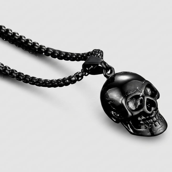 Night King Black Skull Pendant