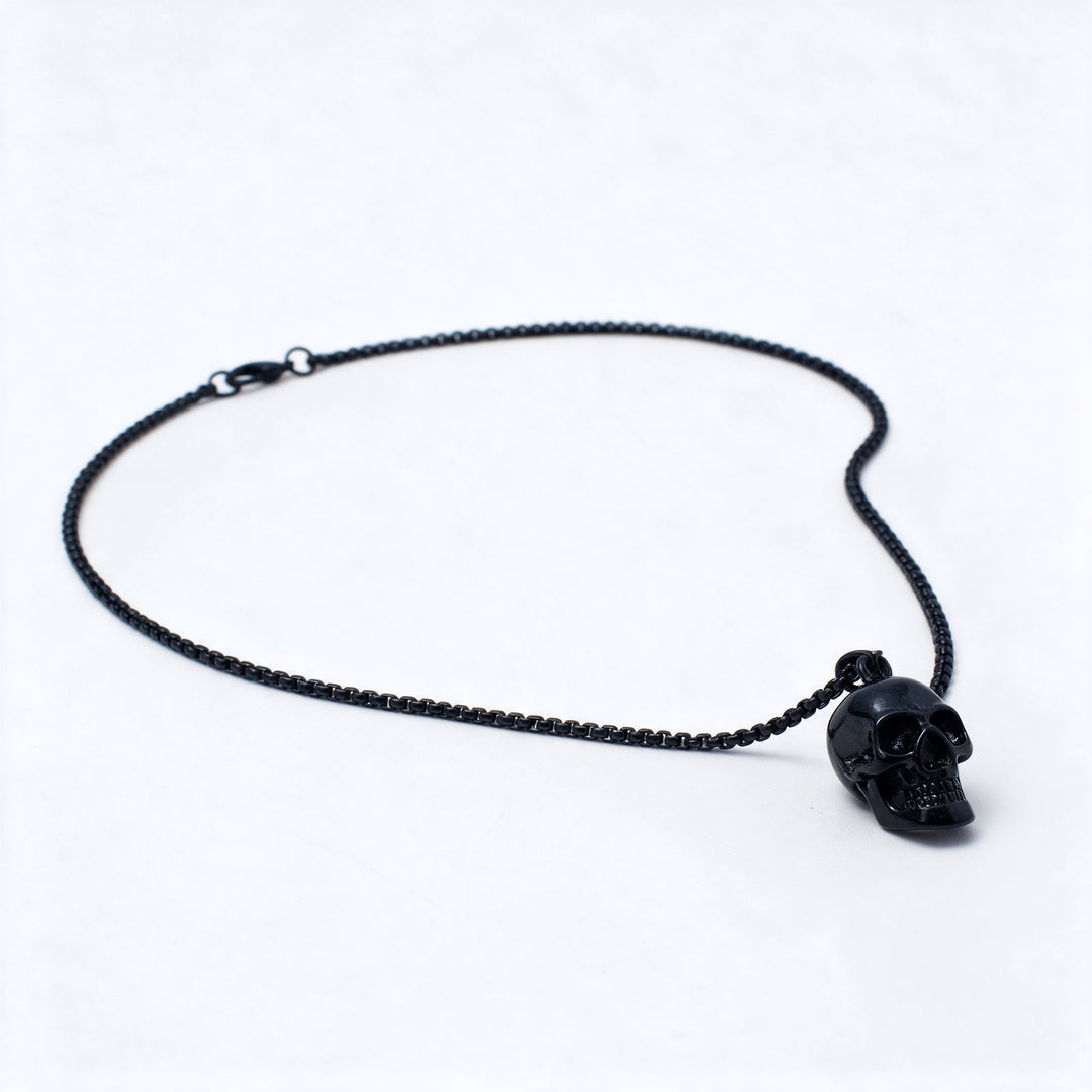Night King Black Skull Pendant