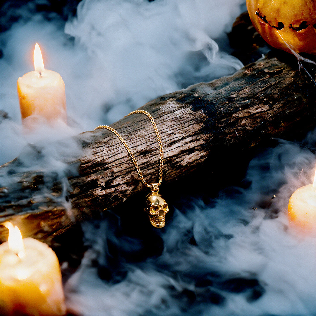 Night King Golden Skull Pendant