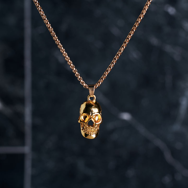 Night King Golden Skull Pendant