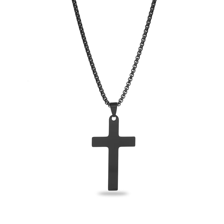 Christ'S Crucifix Black Chain