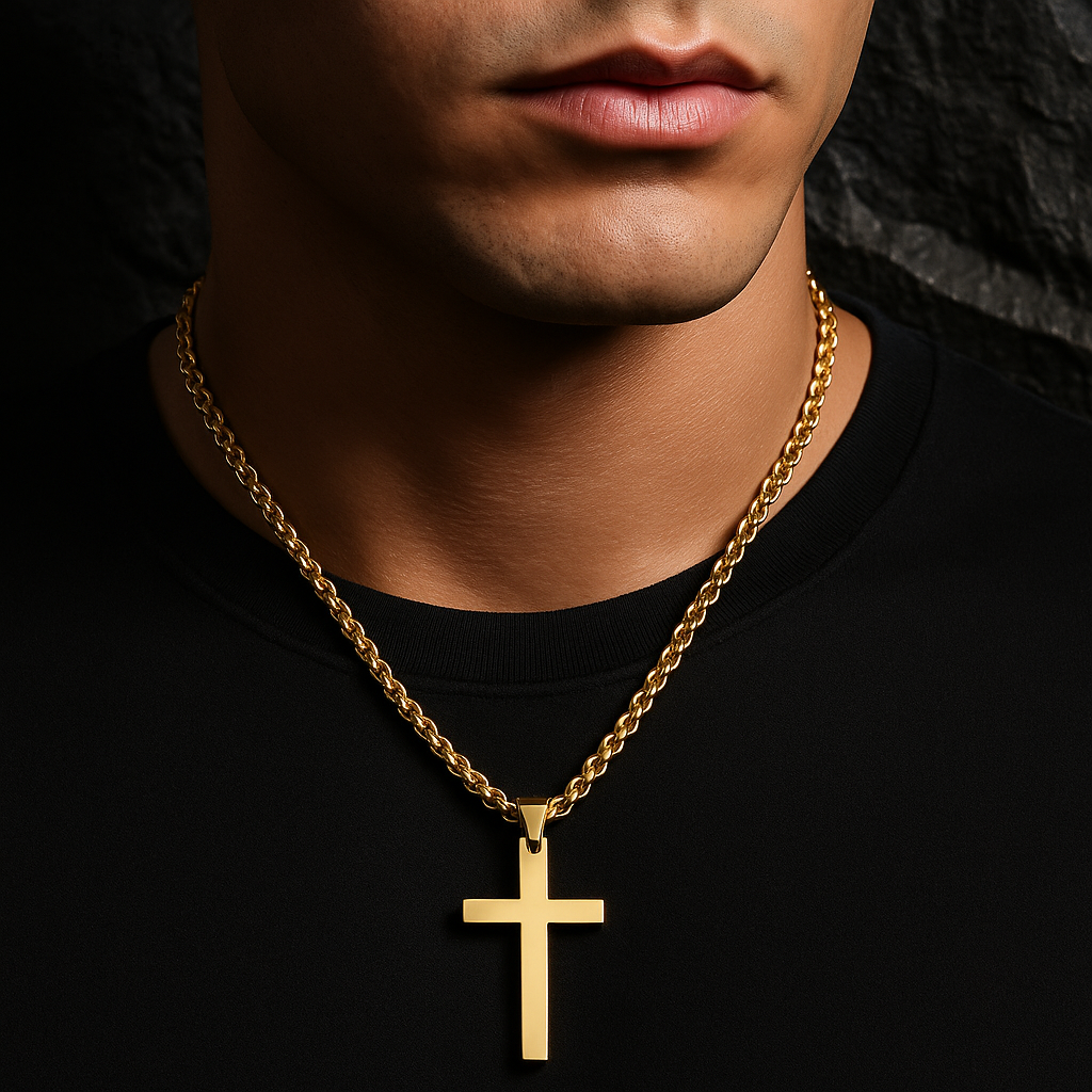 Christ's Crucifix Gold Chain
