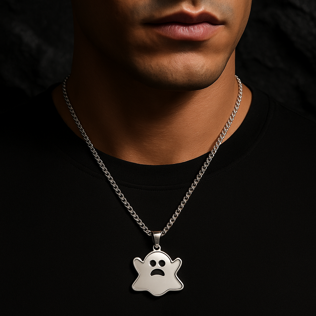 The Sad Lady Silver Chain