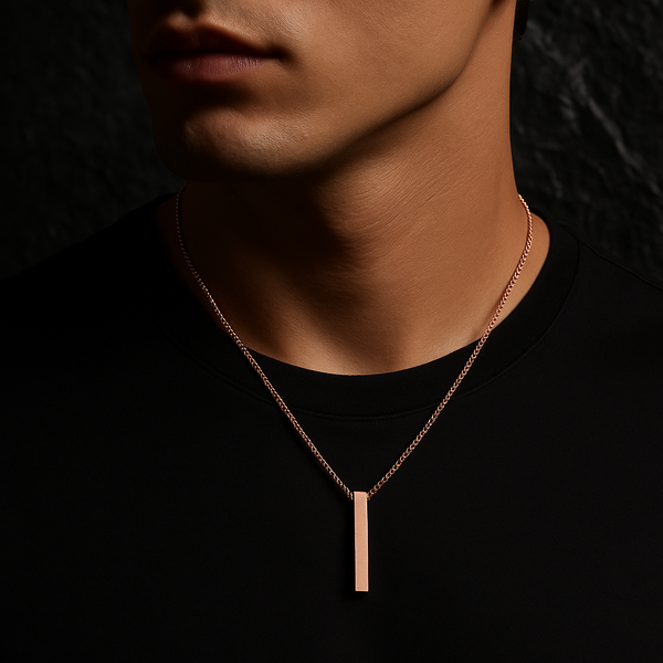 Heliocentric Rose Gold Pendant