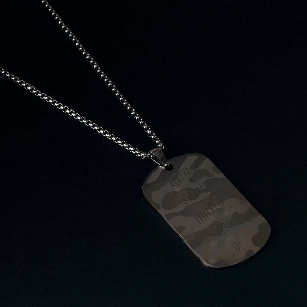 Personalised Alpha Elite Dog-Tag Chain