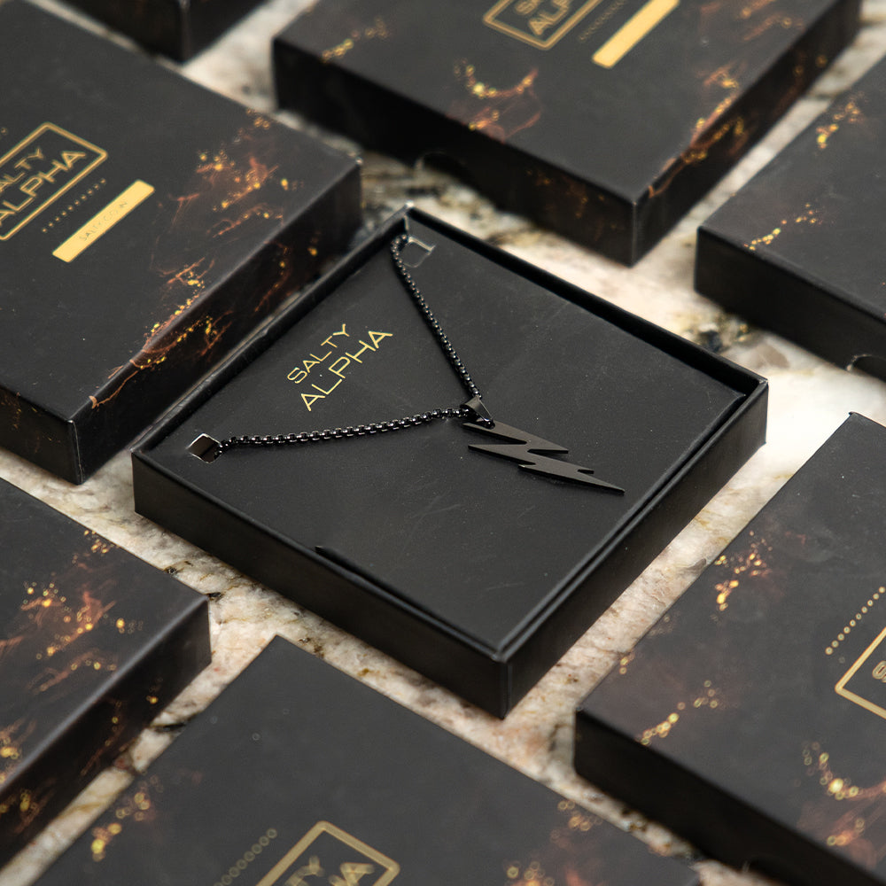 Black Voltage Necklace