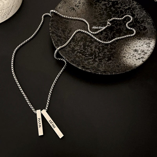 Personalised The Bro Code Dual Chain