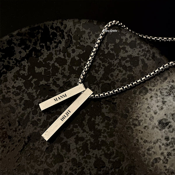 Personalised The Bro Code Dual Chain