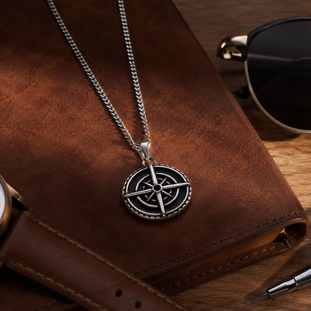 Mountain Hikers Compass Chain