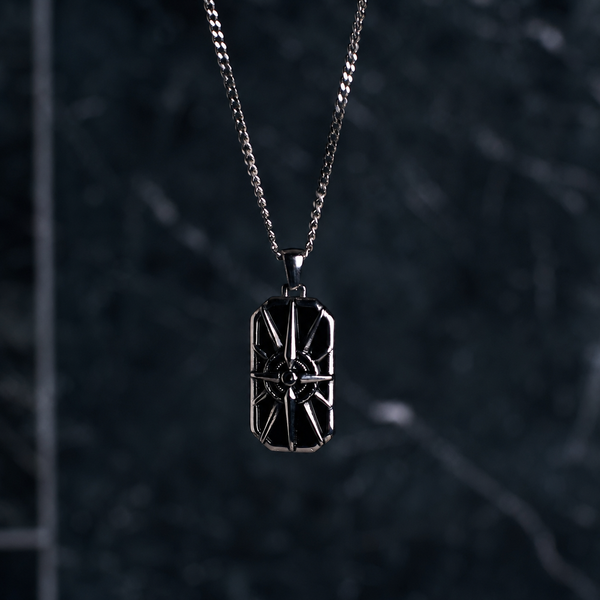 Vintage Travel Silver Chain