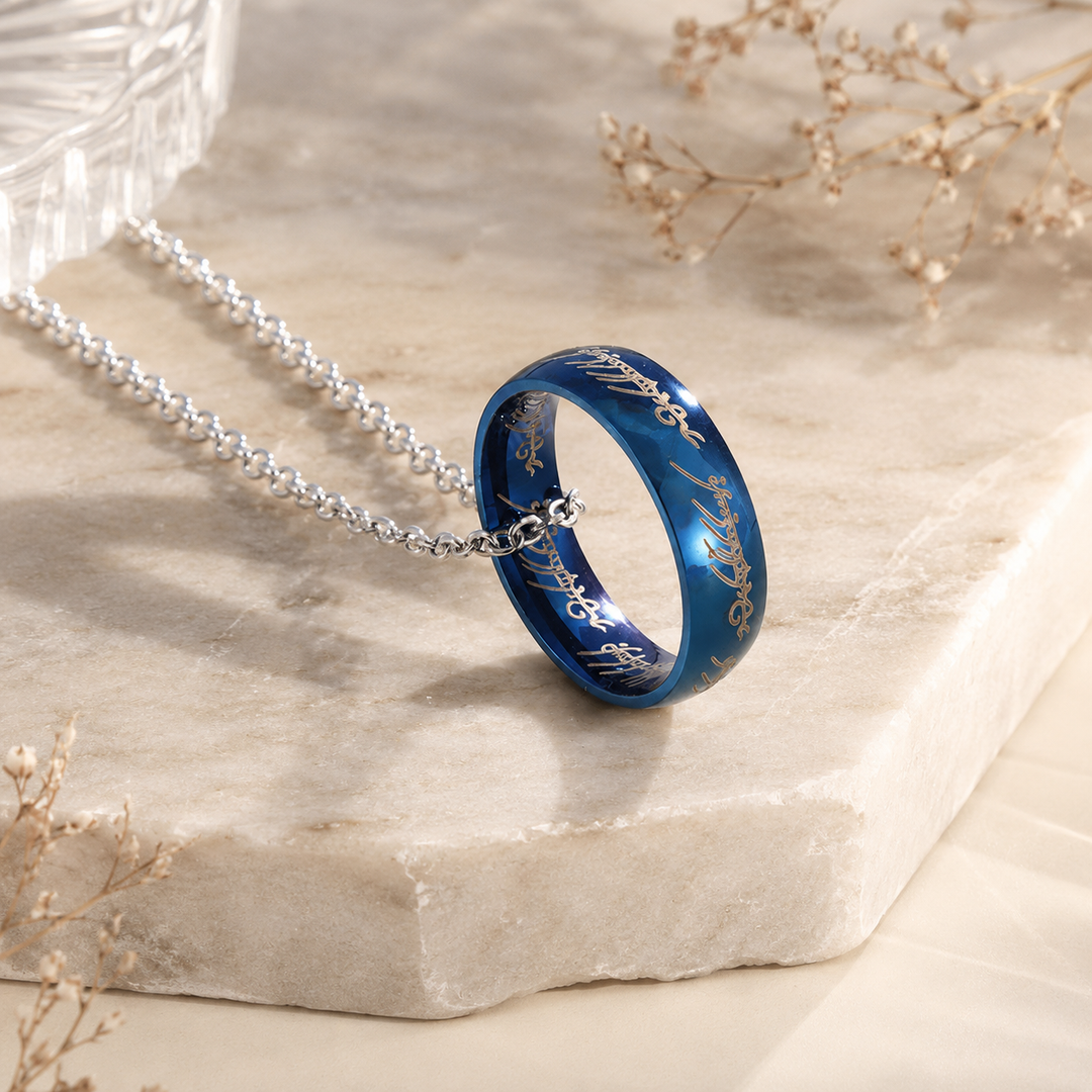 Promise Ring Chain - Blue