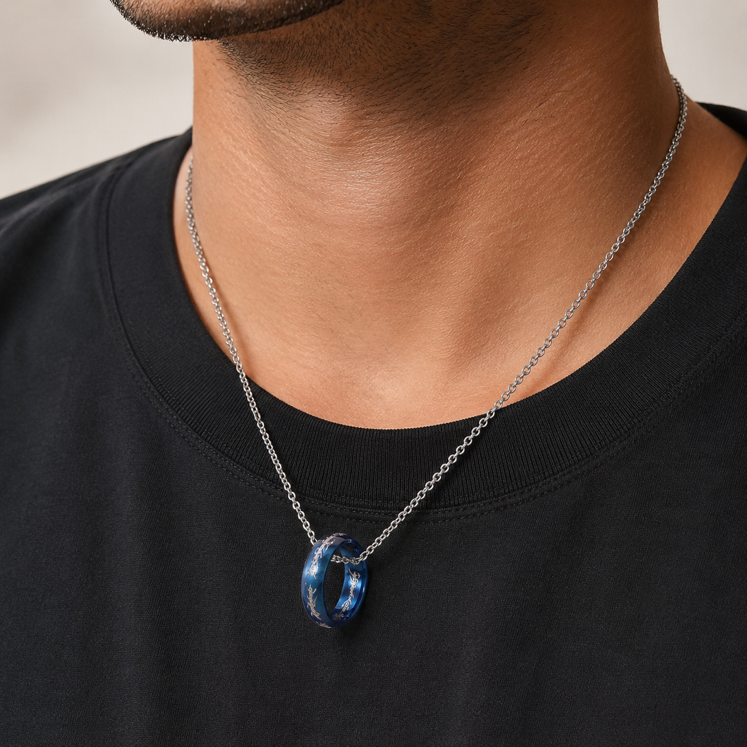 Promise Ring Chain - Blue