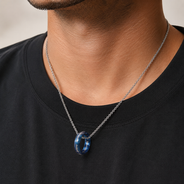 Promise Ring Chain - Blue