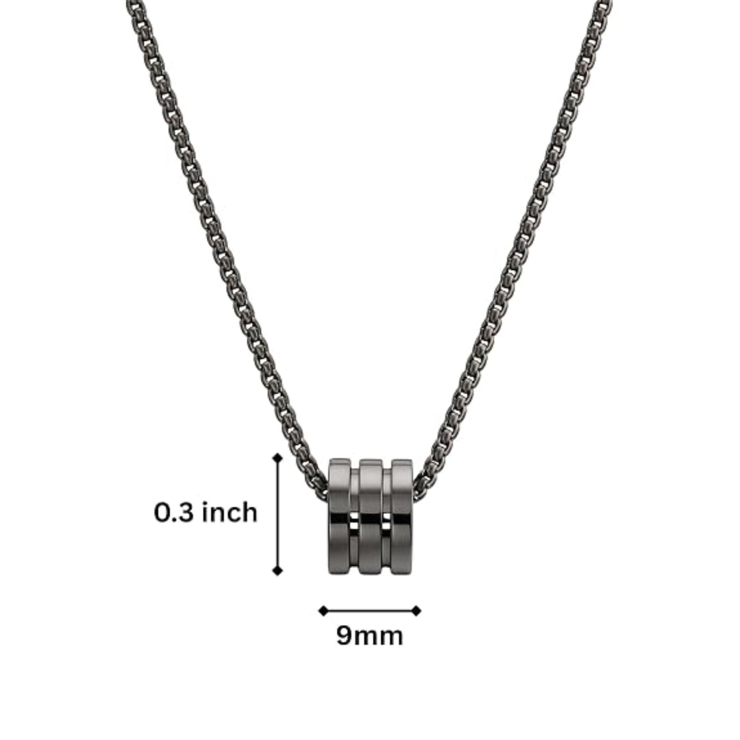 Traveler Black Chain Necklace