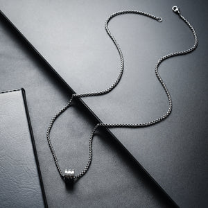 Traveler Black Chain Necklace | Salty