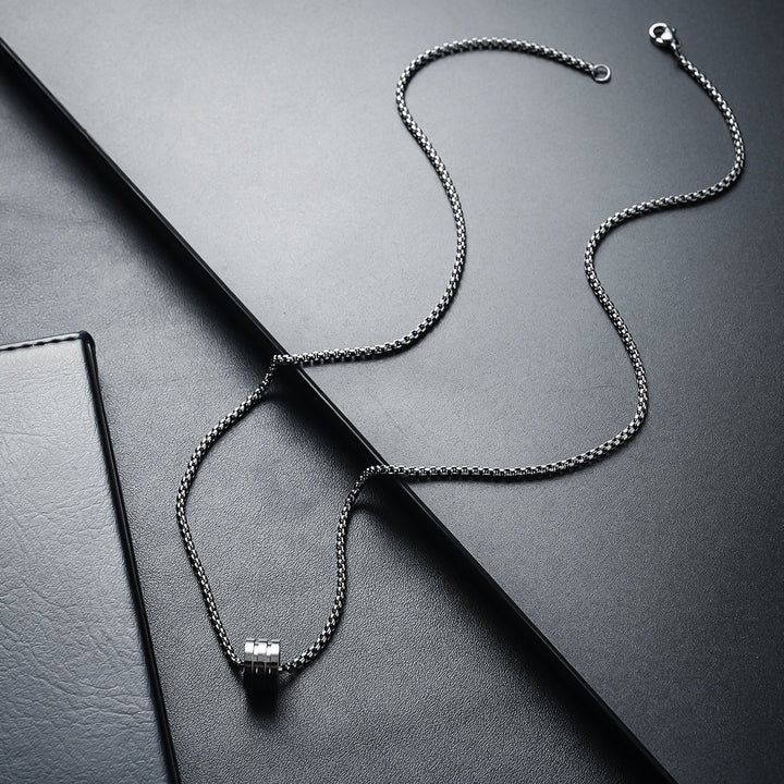 Traveler Black Chain Necklace