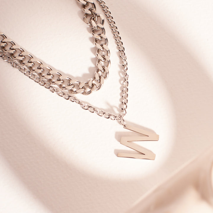 W Bold Silver Chain - Salty Accessories