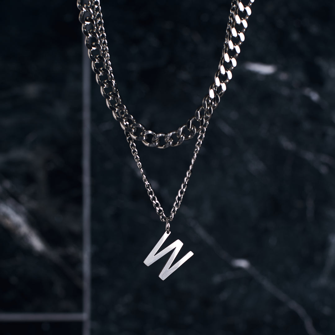 W Bold Silver Chain - Salty Accessories